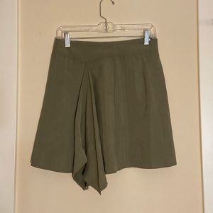 BCBGeneration Asymmetric Draped Mini Skirt